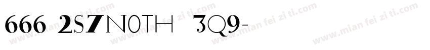 666＄2S7N0th＄ 3q9字体转换